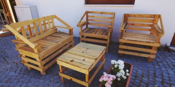 Muebles de palets para jardín