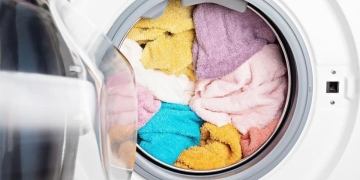 lavar ropa toallas juntas