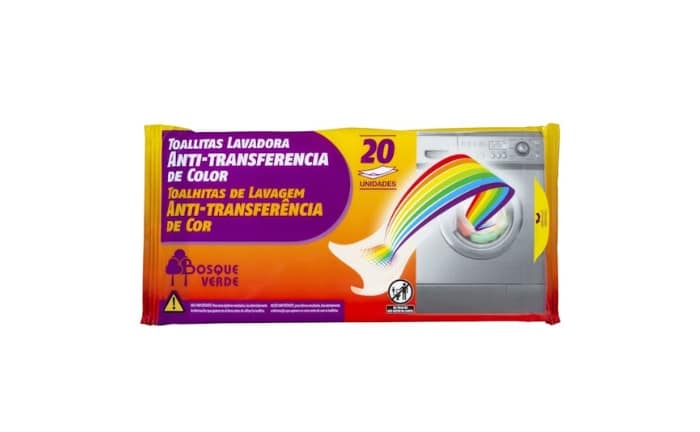 Toallita antitransferencia de colores para la lavadora de Mercadona